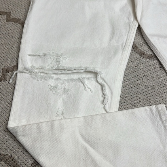 AGOLDE Fen conjure White High Rise Relaxed Taper Jeans - Picture 11 of 17